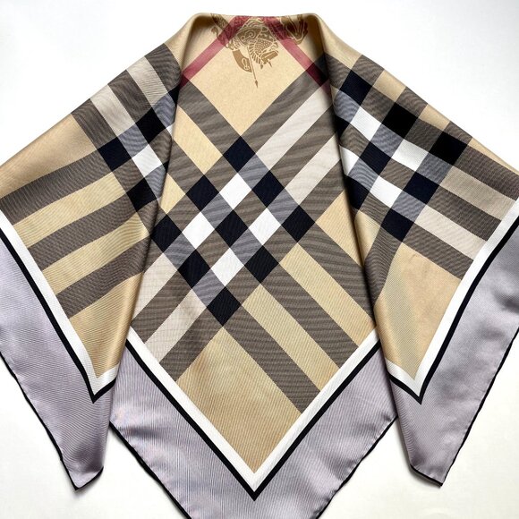 Display #4 Burberry Classic Check Scarf - Picture 7 of 14